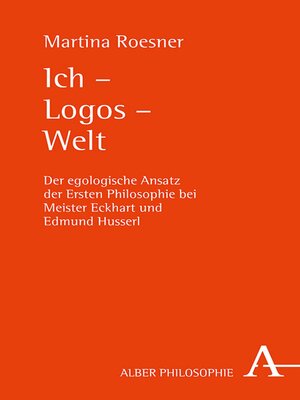 cover image of Ich – Logos – Welt